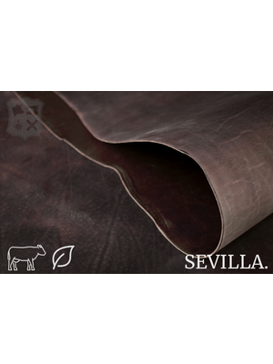 Sevilla Dry Soil bruin plantaardig gelooid tuigleder - De Sevilla Collectie