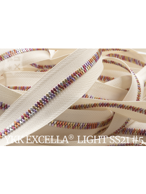 YKK Excella® Excella® Light #5 Summer ’21 van de rol - (Tape: ivoor 841)