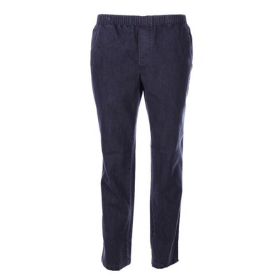 Luigi Morini Elastische jeans broek Amberg zwart Maat 34