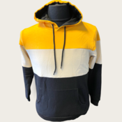 Sweat à capuche 21323 jaune 3XL