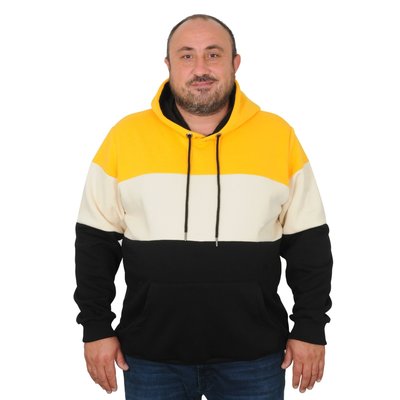 Hoody 21323 geel 3XL