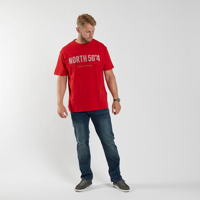 North56 Tee-shirt 99865/030 rouge 8XL