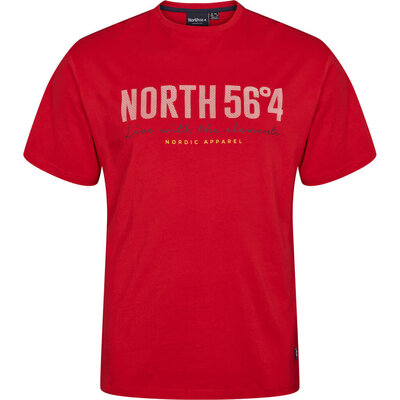 North56 T-shirt 99865/030 rood 5XL