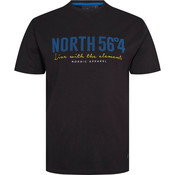 North56 T-shirt 99865/099 zwart 6XL