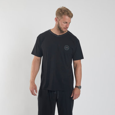 North56 Pyjama shirt v-neck short 99818 7XL