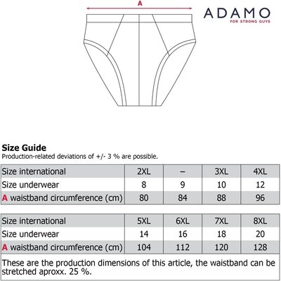 Adamo Slips (2 pièces) 129621/700 2XL