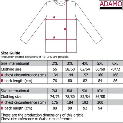 Adamo Pyjama Long 119262/590 7XL