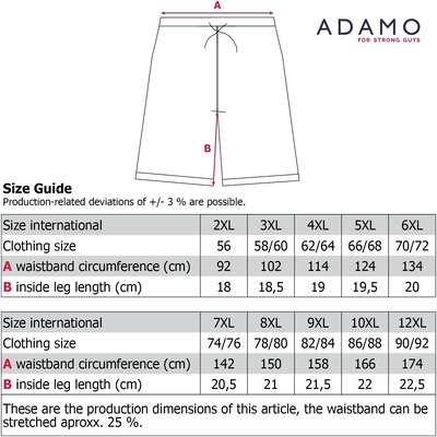 Adamo LUIS Pyjama Court 119216/368 2XL