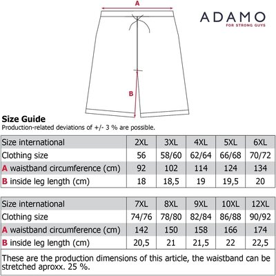 Adamo LUIS Pyjama Kort 119216/368 5XL