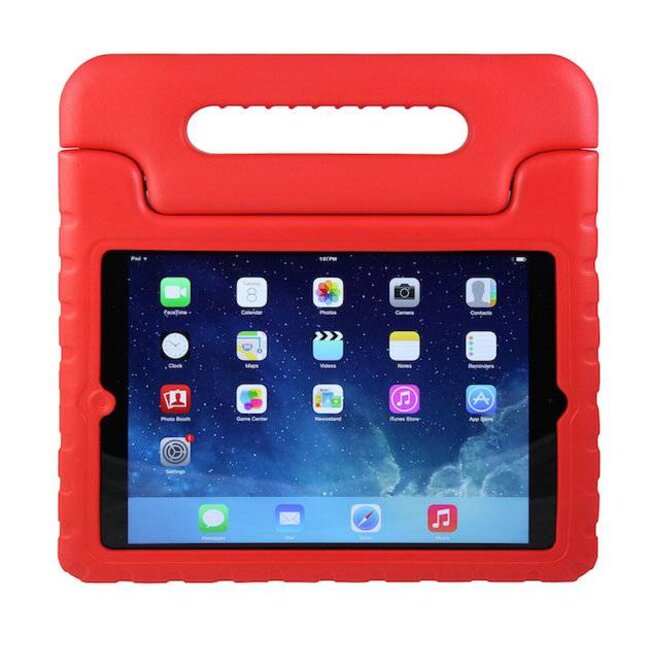 Case2go - Kinderhoes voor de iPad 9.7 (2017/2018) - Schokbestendige case met handvat - Rood