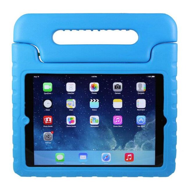 Case2go - Kinderhoes voor de iPad 9.7 (2017/2018) - Schokbestendige case met handvat - Licht Blauw