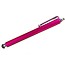 Case2go Stylus pen soft touch met clip Magenta