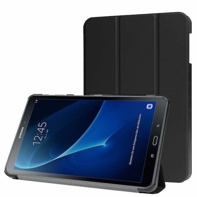 Case2go - Hoes voor de Samsung Galaxy Tab A 10.1 (2016/2018) -Tri-Fold Book Case - Zwart
