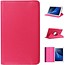 Case2go - Hoes voor de Samsung Galaxy Tab A 10.1 (2016/2018) - 360 Graden Draaibare Book Case Cover - Magenta