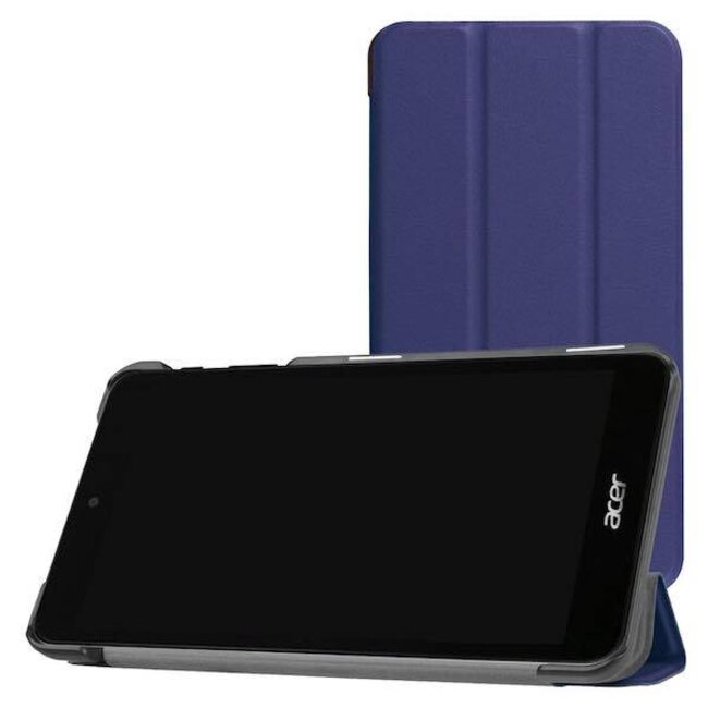 Acer Iconia One 7 B1-780 Tri-Fold Book Case Donker blauw