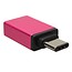 Case2go USB 3.1 Type C naar USB 3.0 OTG Adapter voor o.a. iPhone, Macbook en Chromebook - Roze