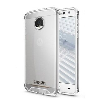 Case2go Motorola Moto Z - Hybrid Armor Case - Transparant