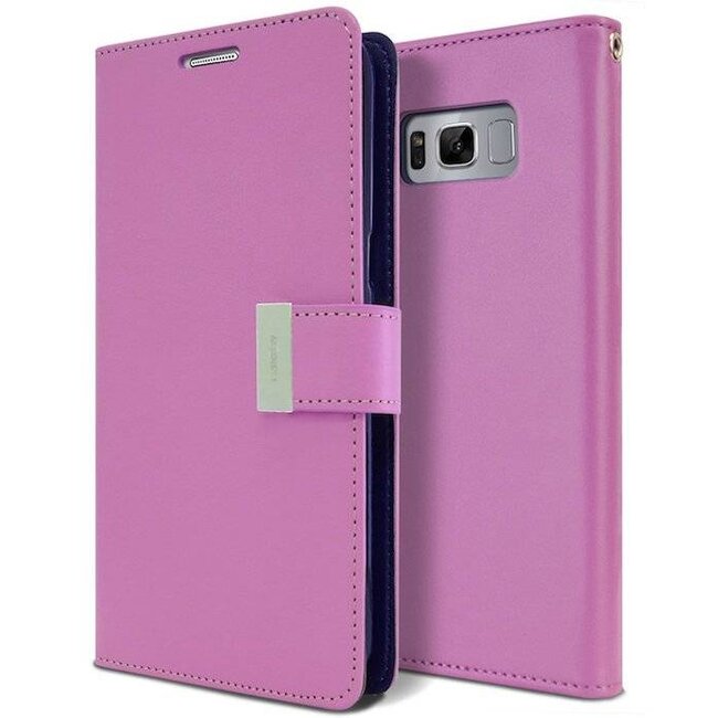 Samsung Galaxy S8 Plus Rich Diary Wallet Case Paars