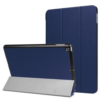 Case2go iPad 9.7 - Tri-Fold Book Case - Donker Blauw