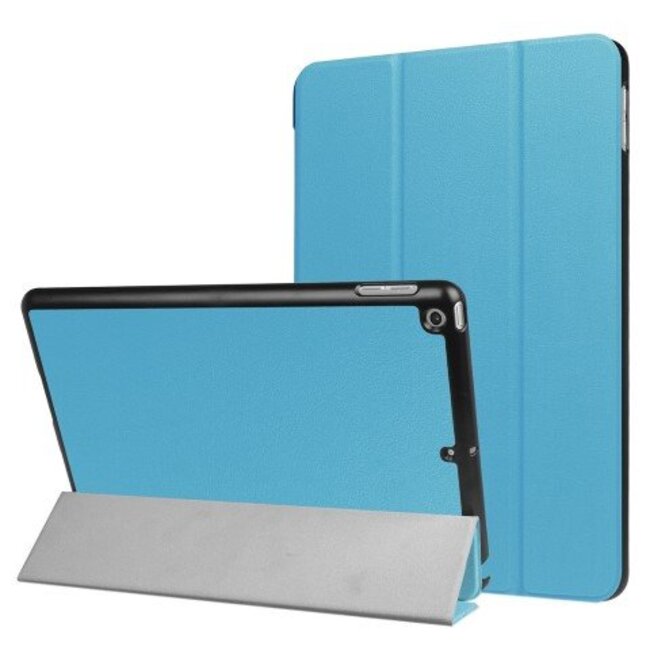 Case2go - Hoes voor de iPad 9.7 (2017/2018) - Tri-Fold Book Case - Licht Blauw