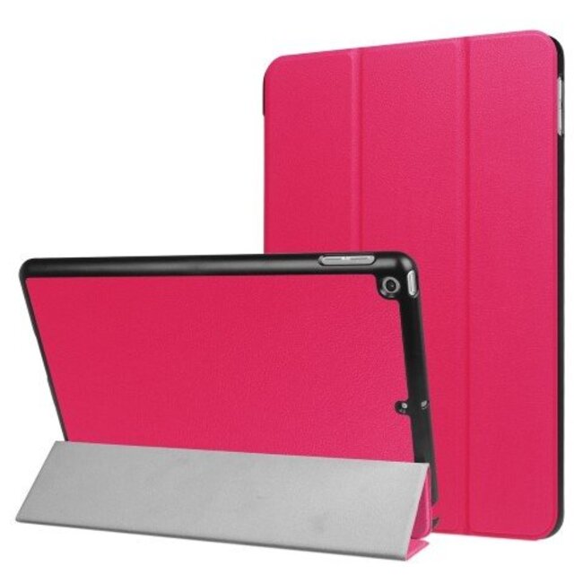 Case2go - Hoes voor de iPad 9.7 (2017/2018) - Tri-Fold Book Case - Magenta