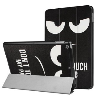 Case2go iPad 9.7 - Tri-Fold Book Case - Don’t Touch My Pad