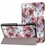 Case2go Lenovo Tab 4 8.0 hoes - Tri-Fold Book Case - Flowers