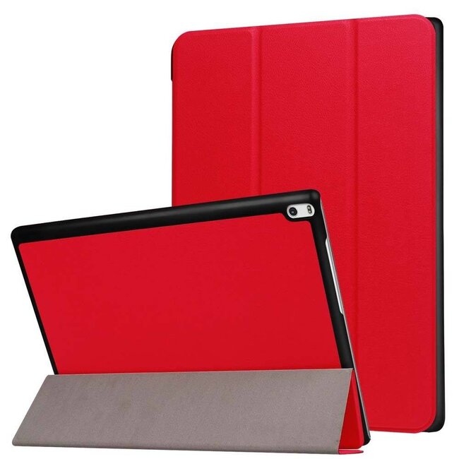 Lenovo Tab 4 10 - Tri-Fold Book Case Rood