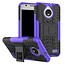 Case2go Motorola Moto E 4th gen Schokbestendige Back Cover Paars