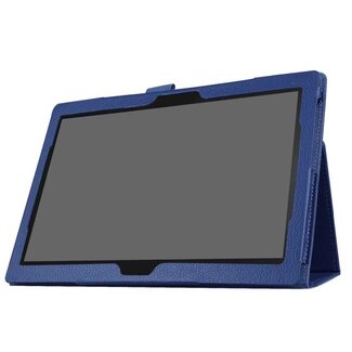 Case2go Lenovo Tab 4 10 - flip hoes donker blauw