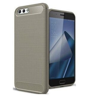 Case2go Geborstelde TPU Cover - Asus Zenfone 4 Max 5.2 ZC520KL - Grijs