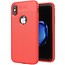 Case2go Litchi Leather TPU Case - iPhone X - Rood