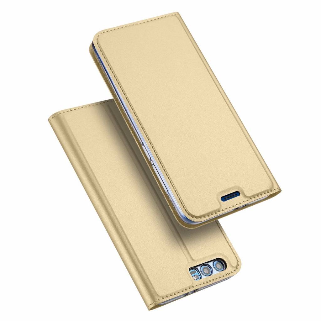 Honor 9 hoesje - Dux Ducis Skin Pro Book Case - Goud afbeelding