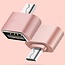 Micro USB 2.0 naar USB OTG Adapter - Roze