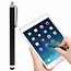 Stylus pen soft touch met clip Zwart