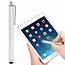 Stylus pen soft touch met clip Zilver