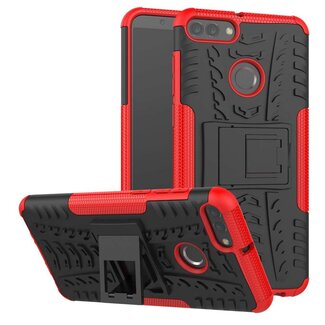 Case2go Schokbestendige Back Cover - Huawei Y9 2018 - Rood