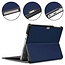 Case2go - Hoes voor de Microsoft Surface Go - Tri-Fold Book Case - Donker Blauw