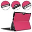 Case2go - Hoes voor de Microsoft Surface Go - Tri-Fold Book Case - Magenta