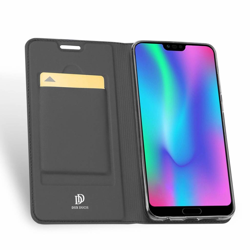 Honor Note 10 hoesje - Dux Ducis Skin Pro Book Case - Grijs afbeelding