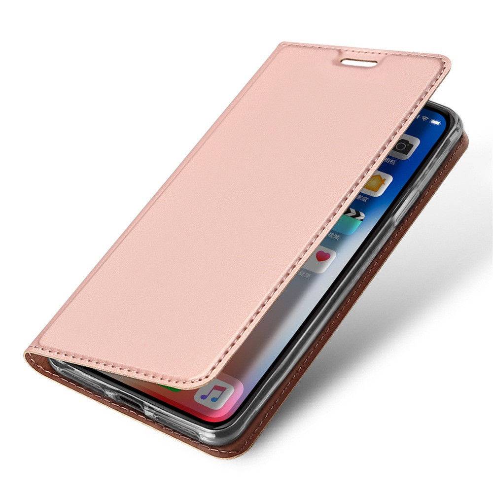 iPhone XS Max hoesje - Dux Ducis Skin Pro Book Case - Roze afbeelding