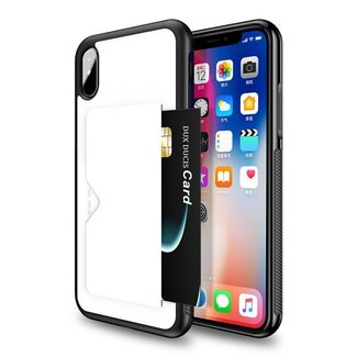 Dux Ducis Dux Ducis - iPhone XS Max hoesje - Pocard Series - Back Cover - Wit