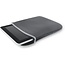 8 inch - universele neoprene tablet sleeve - Zwart / Grijs