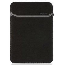 8 inch - universele neoprene tablet sleeve - Zwart / Grijs