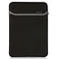 8 inch - universele neoprene tablet sleeve - Zwart / Grijs