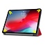 Case2go - Hoes voor de Apple iPad Pro 11 (2018/2020) - Tri-Fold Book Case - Rood