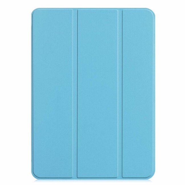 Case2go - Hoes voor de Apple iPad Pro 11 (2018/2020) - Tri-Fold Book Case - Licht Blauw