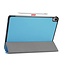 Case2go - Hoes voor de Apple iPad Pro 11 (2018/2020) - Tri-Fold Book Case - Licht Blauw