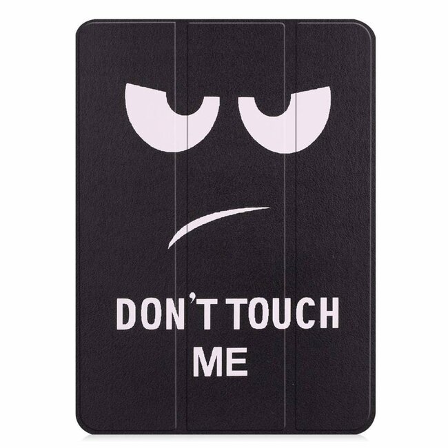 Case2go - Hoes voor de Apple iPad Pro 11 (2018/2020) - Tri-Fold Book Case - Don't touch me