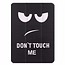 Case2go Apple iPad Pro 11 (2018) hoes - Tri-Fold Book Case - Don't touch me